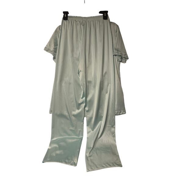 Vanity Fair Women’s Size Small Sky Mist Pajama Set Made USA Vintage Nylon 60’s - Picture 9 of 9